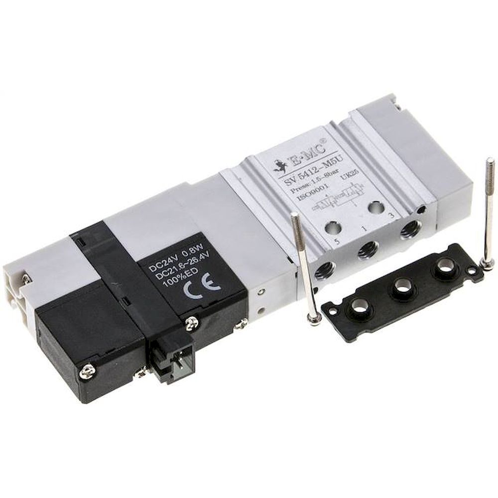 E.MC SV 5412-M5U. Magnetventil für S1V, 2x 3/2-Wege (NC/NO)