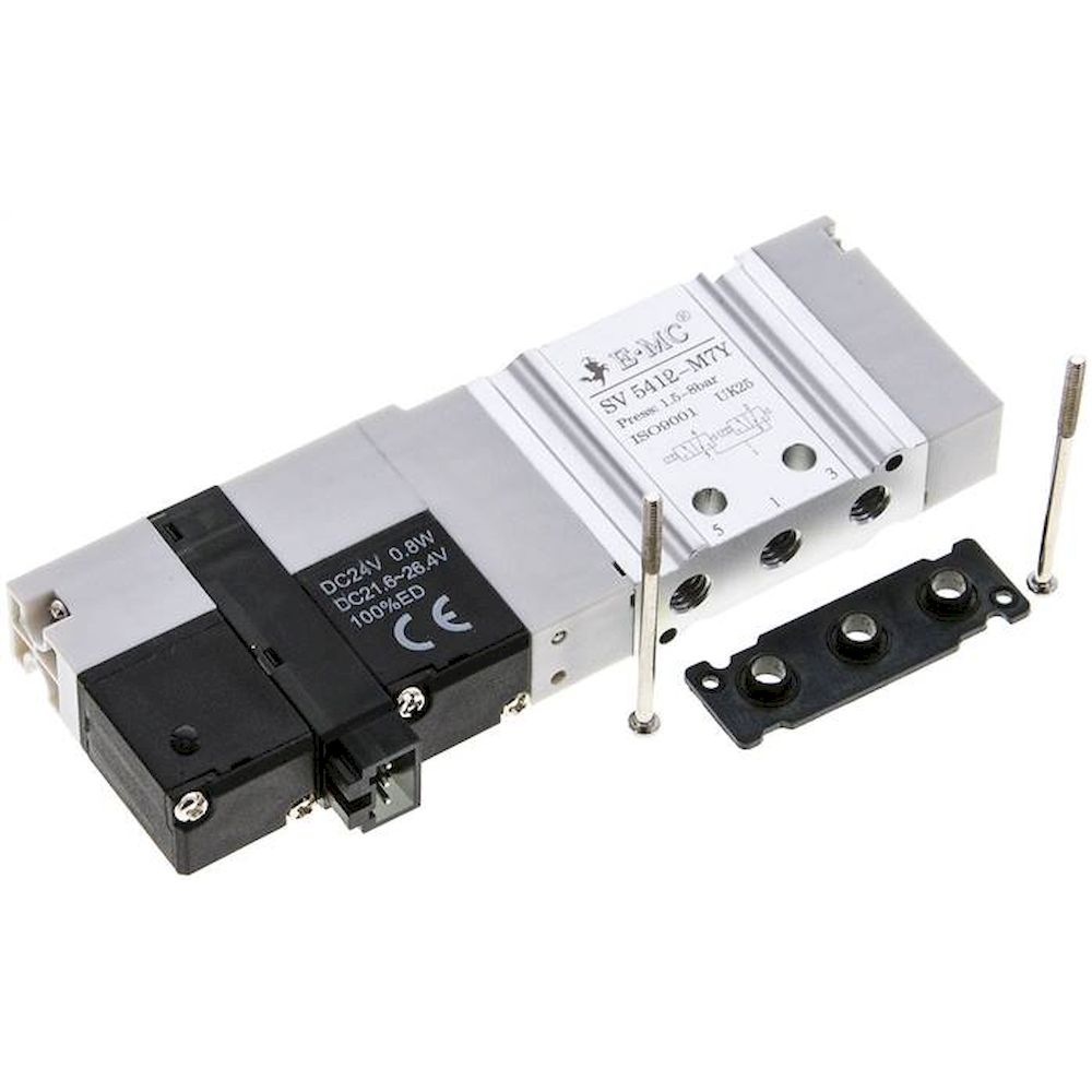 E.MC SV 5412-M7Y. Magnetventil für S1V, 2x 3/2-Wege (NC/NC)