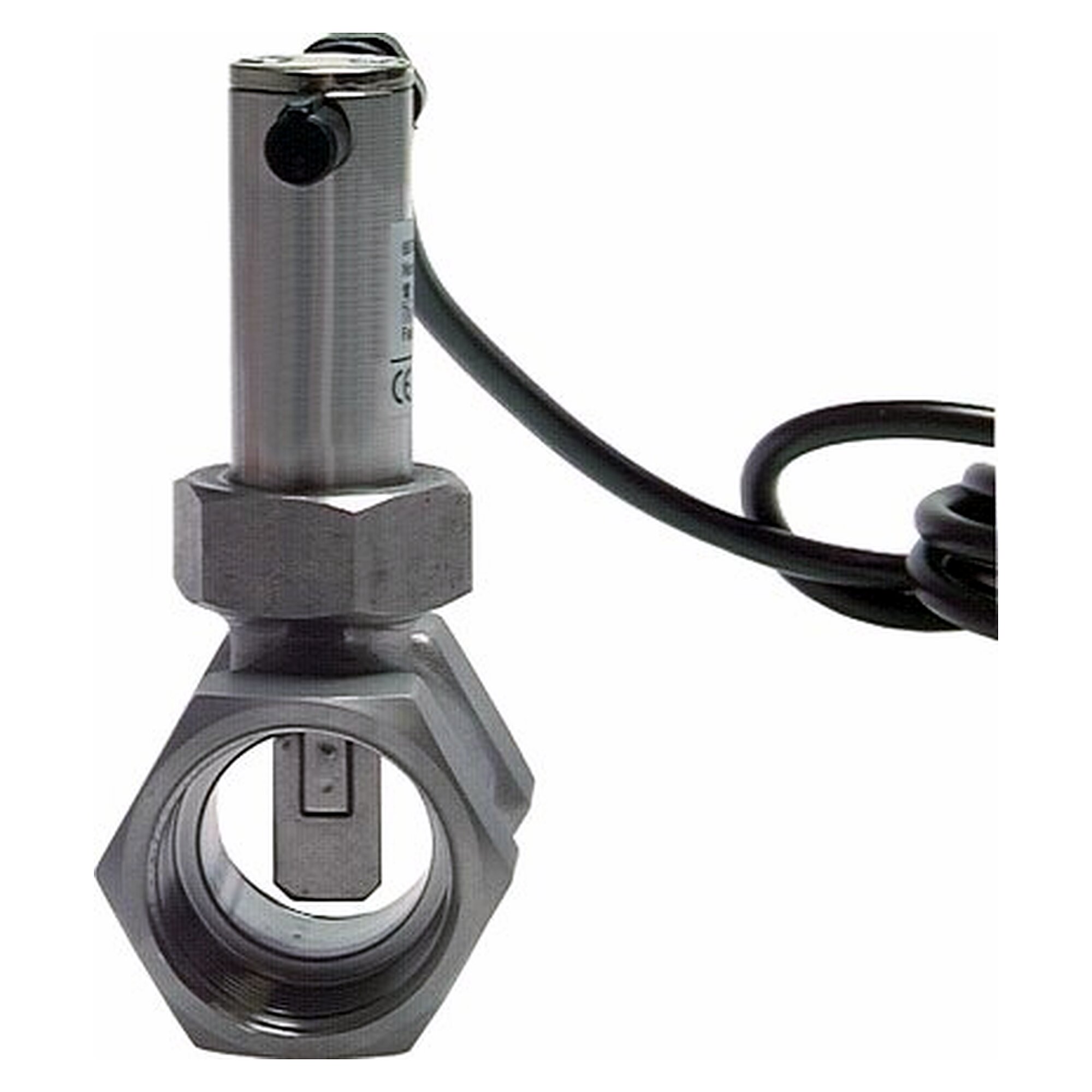 Durchflusswächter, G 1", 250 bar, 1.4301, Schutzart IP 65, Temperaturbereich -10 bis +110 °C