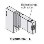 SMC SY30M-15-1A. DIN-Schienenbefestigung