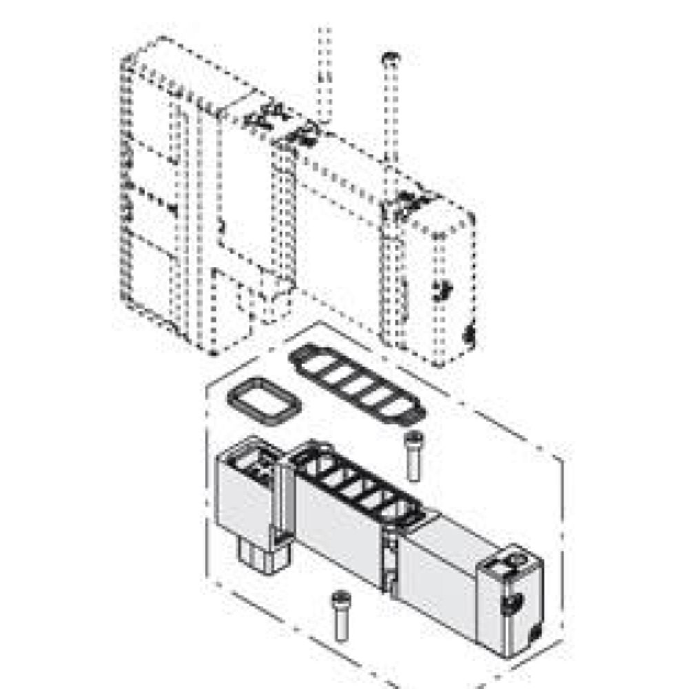 SMC SY30M-40-2A. R-Abtrenndichtung