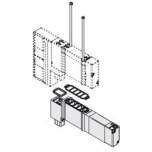 SMC SY30M-50-1A. SY3000, Spacer with Residual Pressure Release