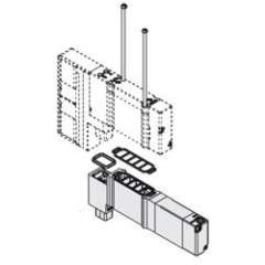 SMC SY30M-50-1A. SY3000, Spacer with Residual Pressure Release