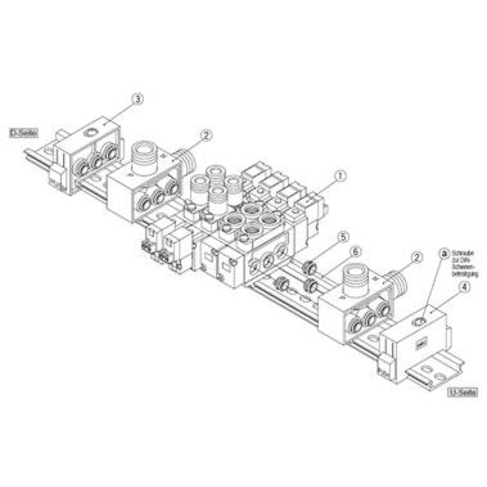 SMC SY5260-5YO-C4-Q. SY5000, 5 Port Solenoid Valve, All Types