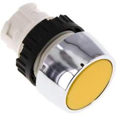 Airtec T-2211-GELB-R. Actuator attachment 22mm, Pushbutton (yellow)