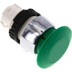 Airtec T-2212-GRUN-R. Actuator attachment 22mm, Mushroom button (green)