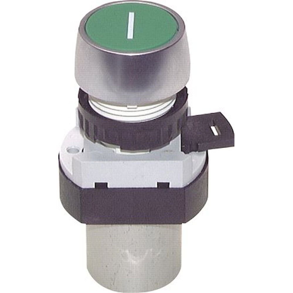 Airtec T 22 311 SCHWARZ. 3/2-Wege Drucktaster-Ventil, schwarz (22,5mm), M5