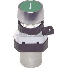 Airtec T 22 311 GRUN **. 3/2-Wege Drucktaster-Ventil, grün (22,5mm), M5