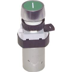 Airtec T-22-511-GRUN*. 5/2-way Pushbutton-valve, green (22,5mm), M5