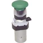 Airtec T 22 512 SCHWAR. 5/2-Wege Pilztaster-Ventil, schwarz (22,5mm), M5