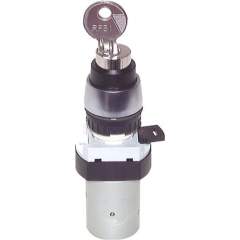 Airtec T 22 514. 5/2-Wege Schlüsselschalter-Ventil, schwarz (22,5mm), M5