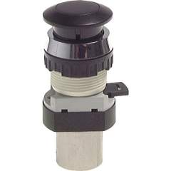 Airtec T-30-312-SCHWAR. 3/2-way Mushroom button-valve, black (30,5mm), M5