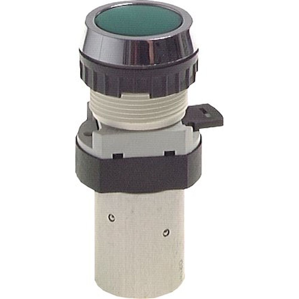 Airtec T-30-511-SCHWARZ. 5/2-way Pushbutton-valve, black (30,5mm), M5