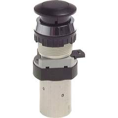 Airtec T 30 512 SCHWAR. 5/2-Wege Drucktaster-Ventil, schwarz (30,5mm), M5
