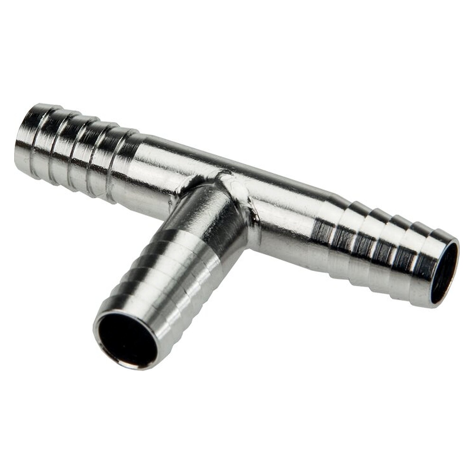 Schlauchverbinder, T-Form, Schlauch innen 13 (1/2") mm, 1.4301
