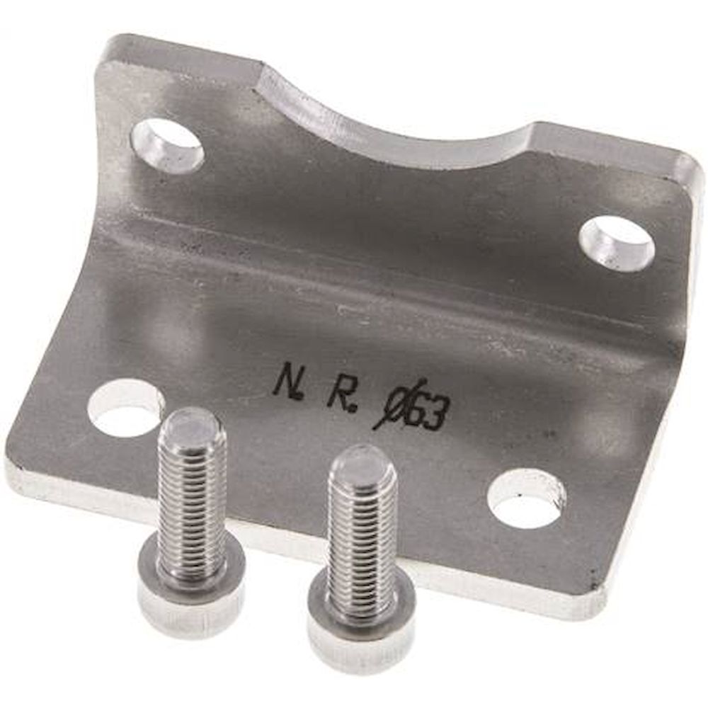 ISO 15552-Fußwinkel 63 mm, 1.4401