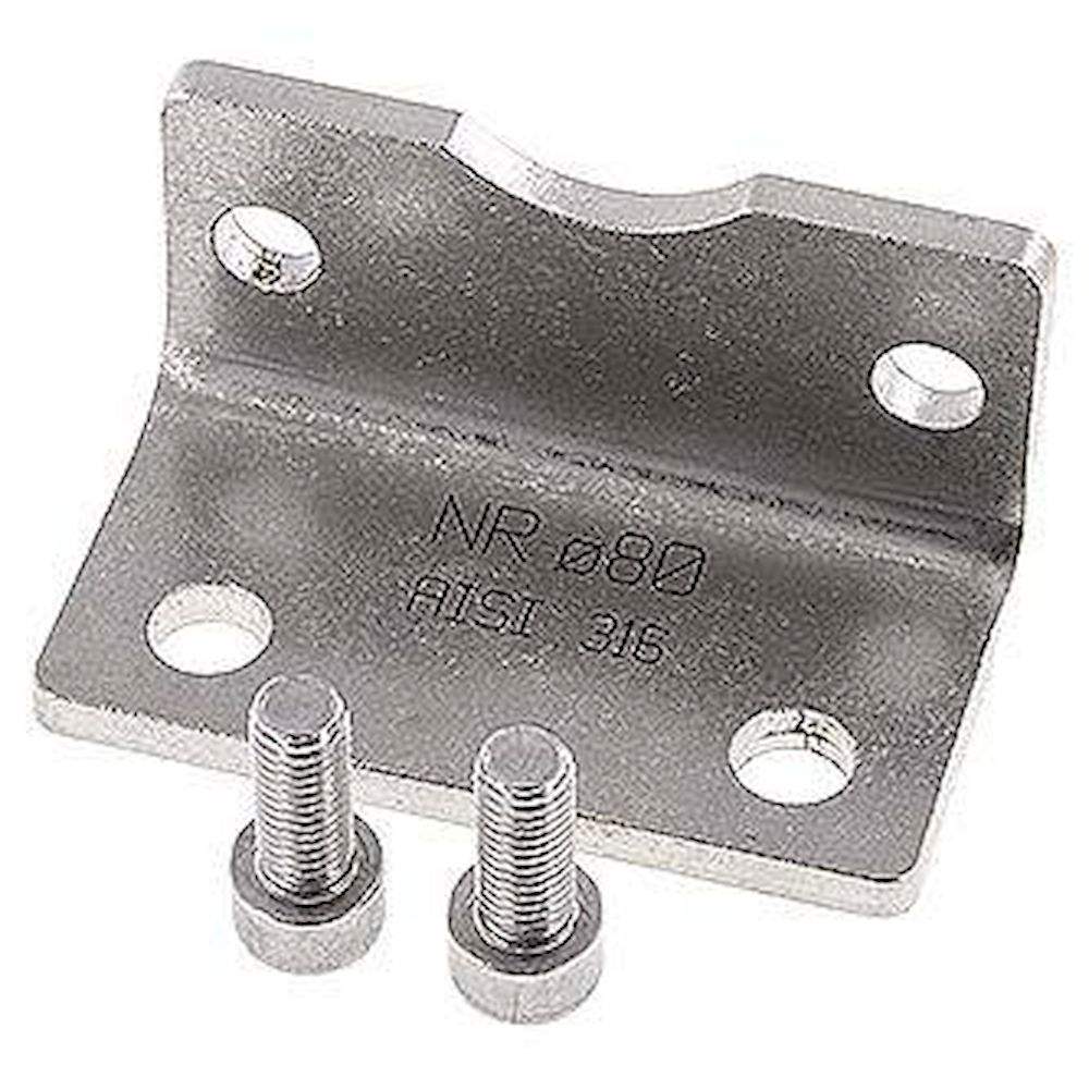 ISO 15552-Fußwinkel 80 mm, 1.4401