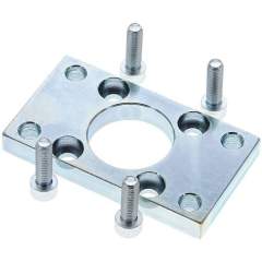 TB 32. ISO 15552-flange attachment 32 mm, Zinc plated steel