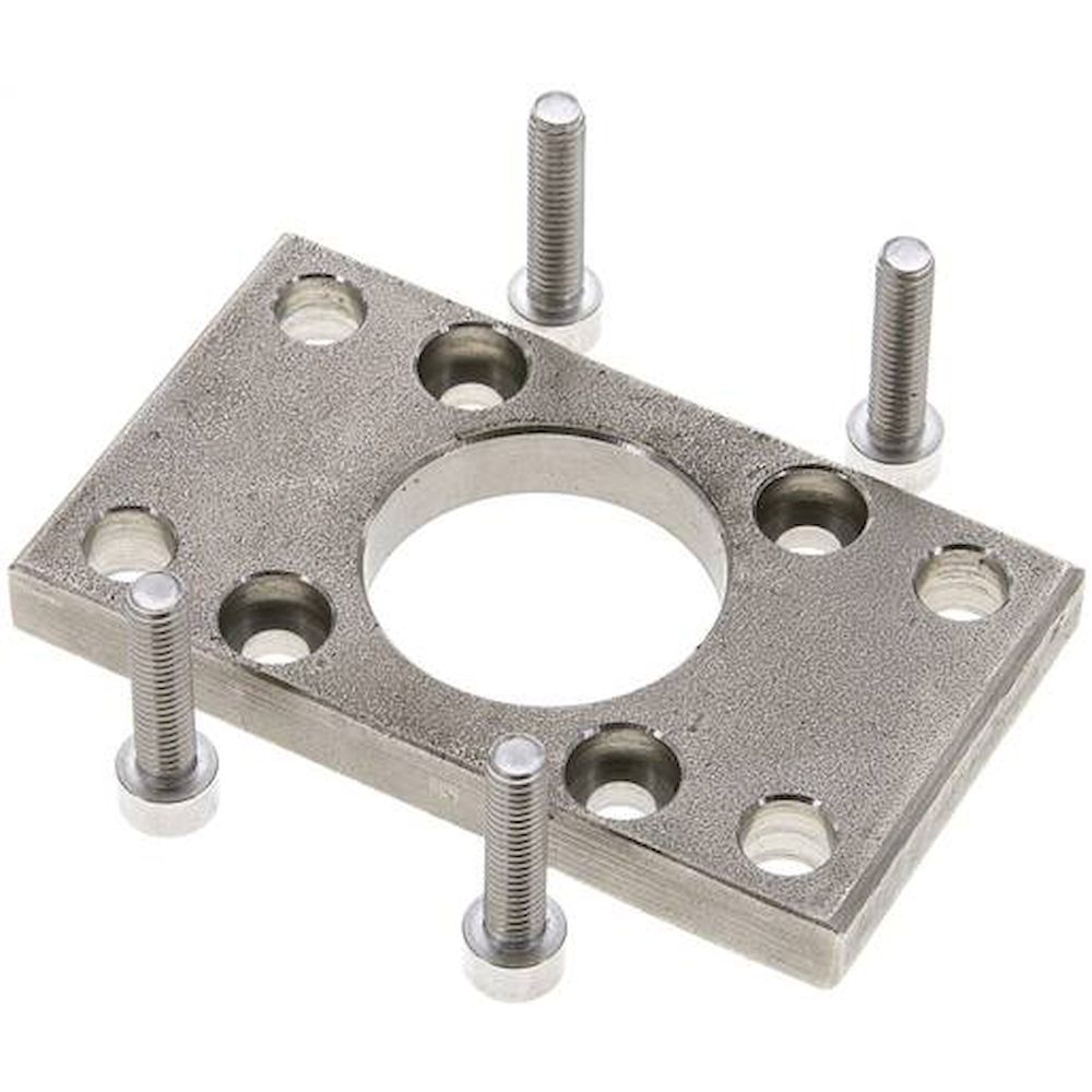ISO 15552-flange attachment 40 mm, 1.4401
