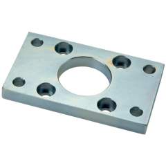 TB 80. ISO 15552-flange attachment 80 mm, Zinc plated steel