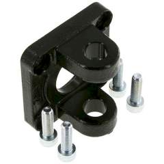 ISO 15552-Yoke swivel fastening 63 mm, Burnished steel