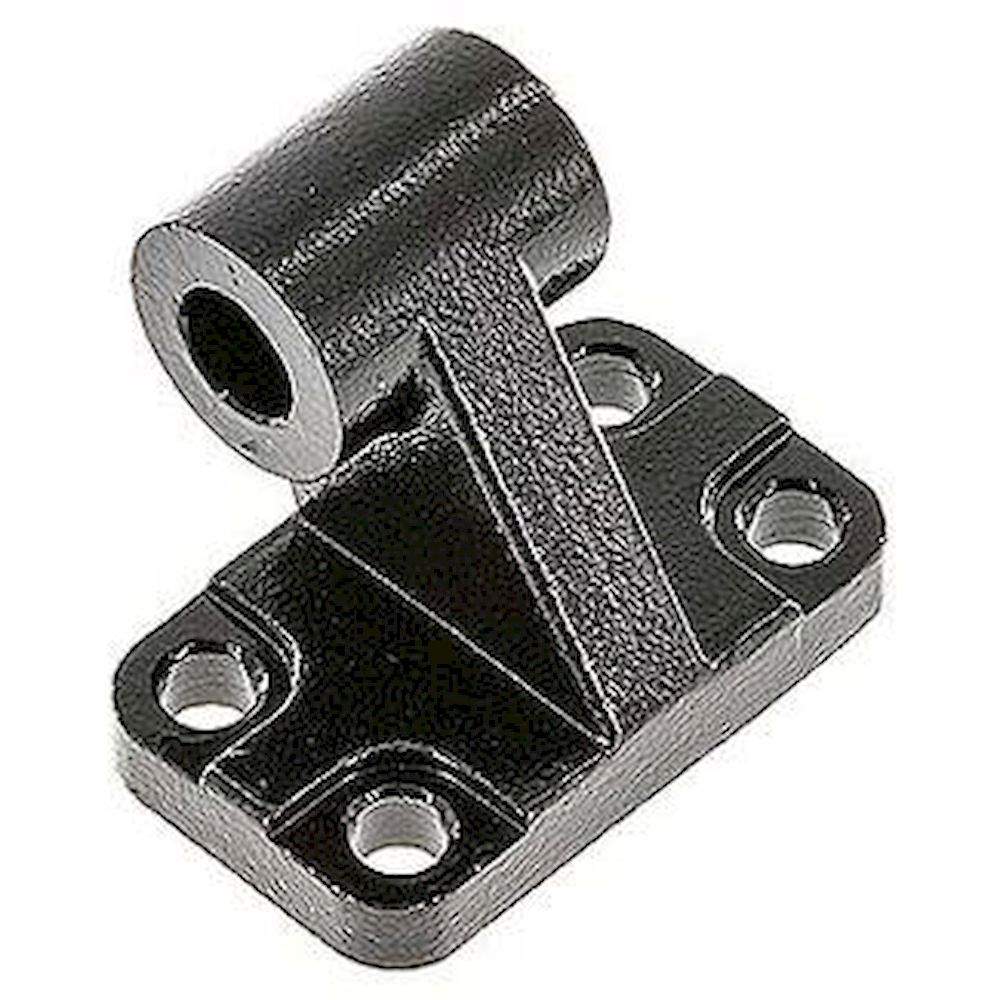 ISO 15552-90° loop strap swivel mounting 32 mm, Burnished steel