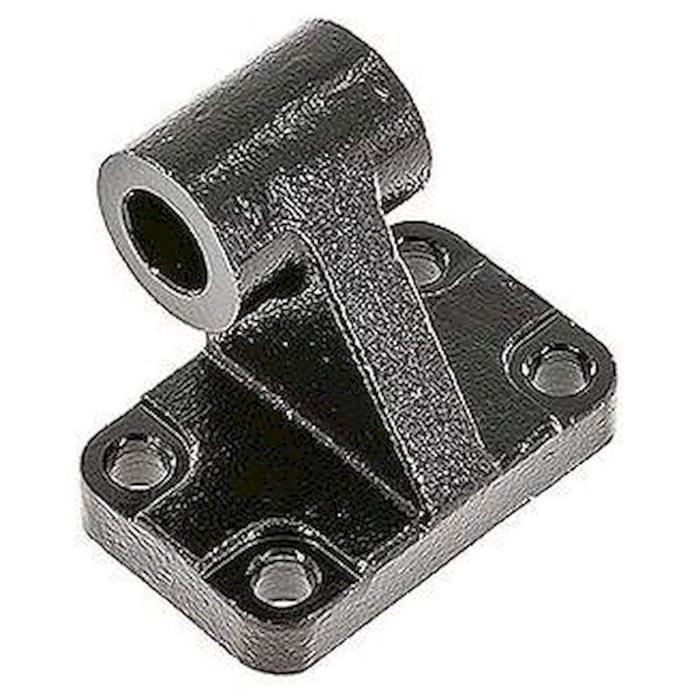 ISO 15552-90° loop strap swivel mounting 40 mm, Burnished steel