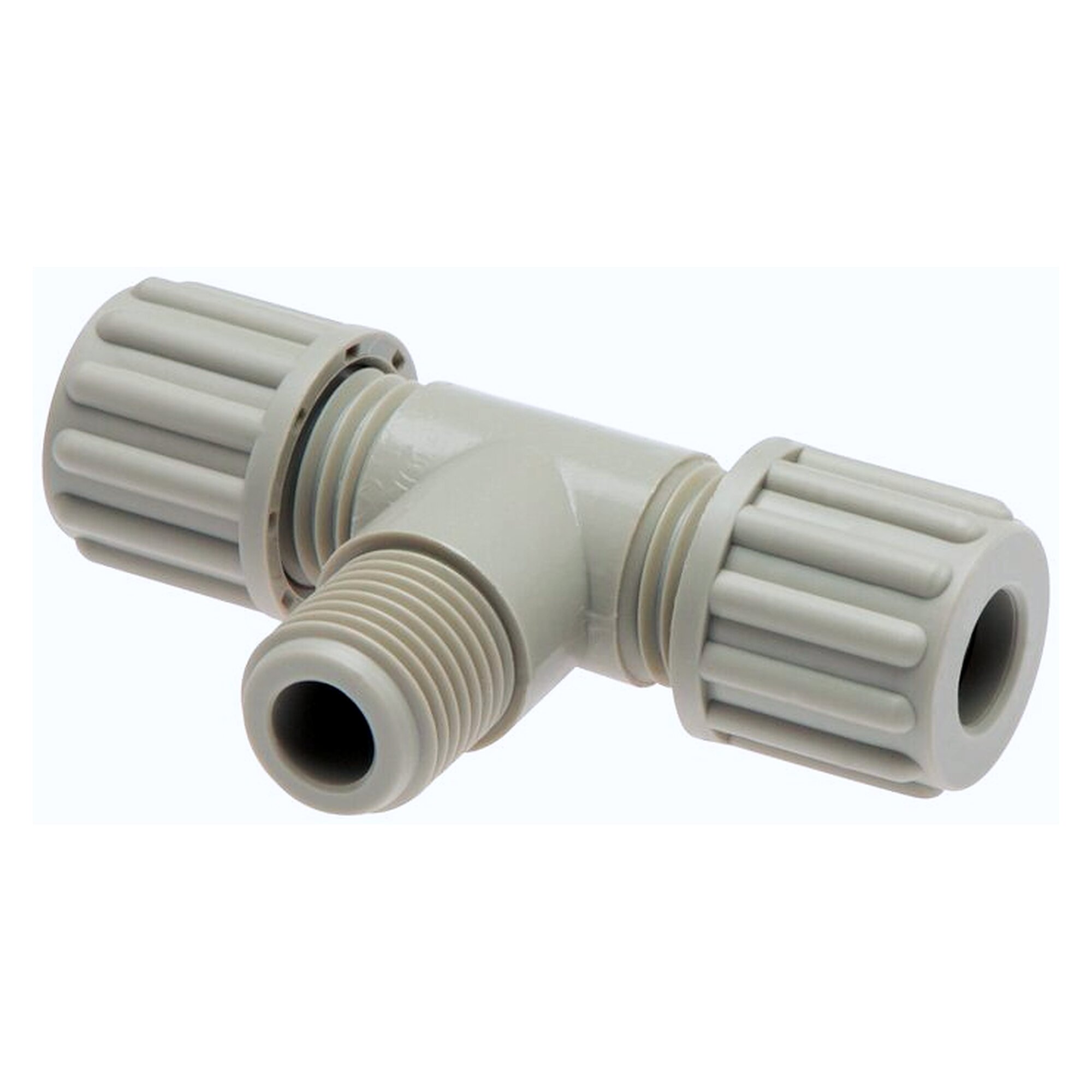 Tee tube coupling, G 1/4", tube 14x12 mm, polyamide PA, connection principle 1