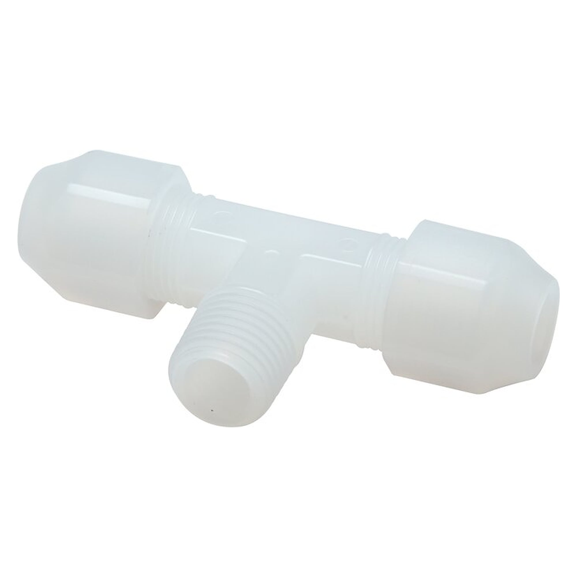 Tube fitting, tee design, male thread R 1/8", tube 8x6 mm, polypropylene
