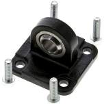 Airtec TE 40. ISO15552 loop strap swivel fastening (spher) 40mm Burnished steel