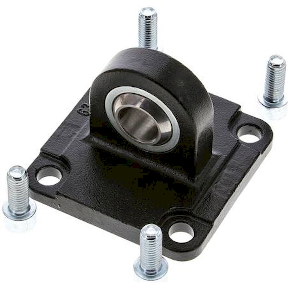 Airtec TE 63. ISO15552 loop strap swivel fastening (spher) 63mm Burnished steel