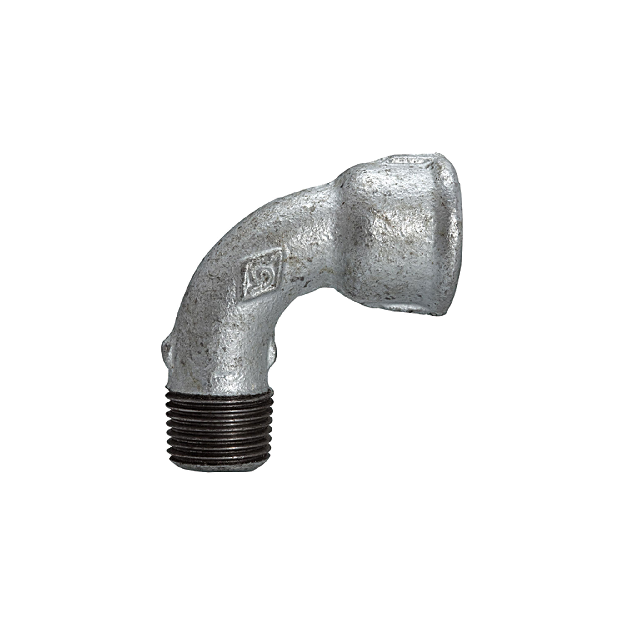 Elbow 1a, short, 90°, IT/ET, Rp/R 3/4, black malleable cast iron - Riegler 112839