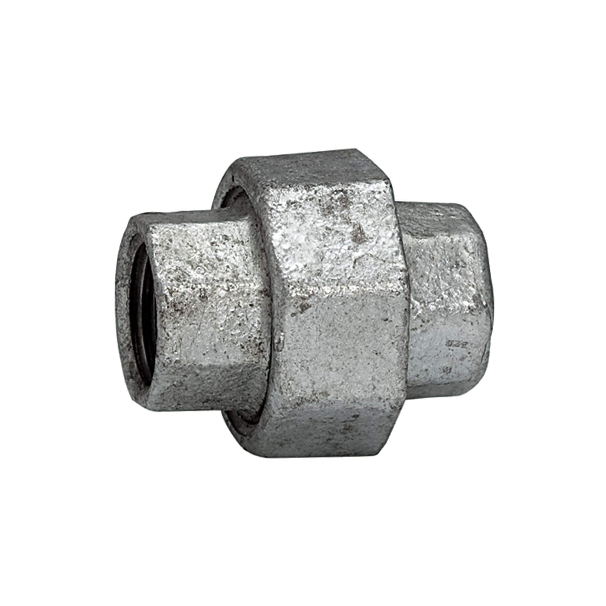 Fitting 330, IT/IT, Rp/Rp 3, NBR seal, black malleable cast iron - Riegler K1816