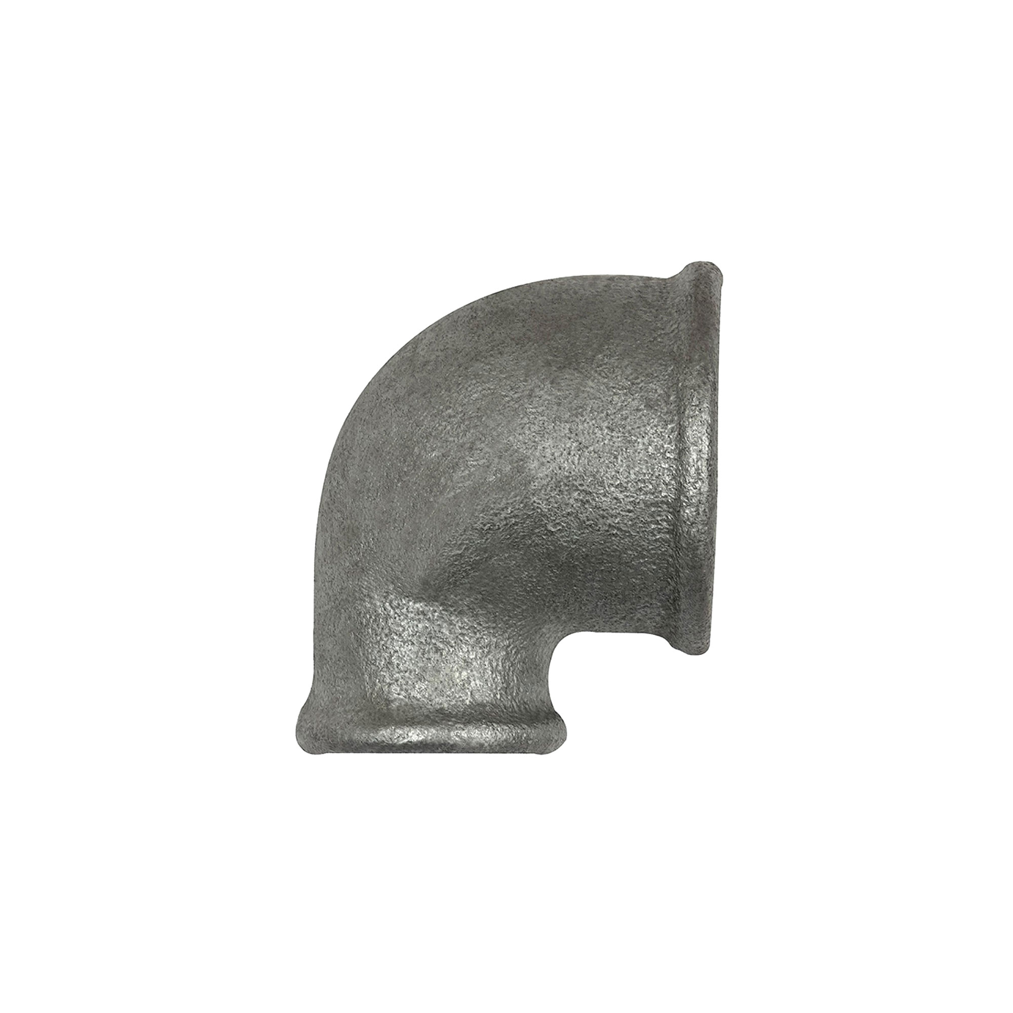Bracket 90°, red. IT/IT Rp 1/2, Rp 3/8, black malleable cast iron - Riegler K1790