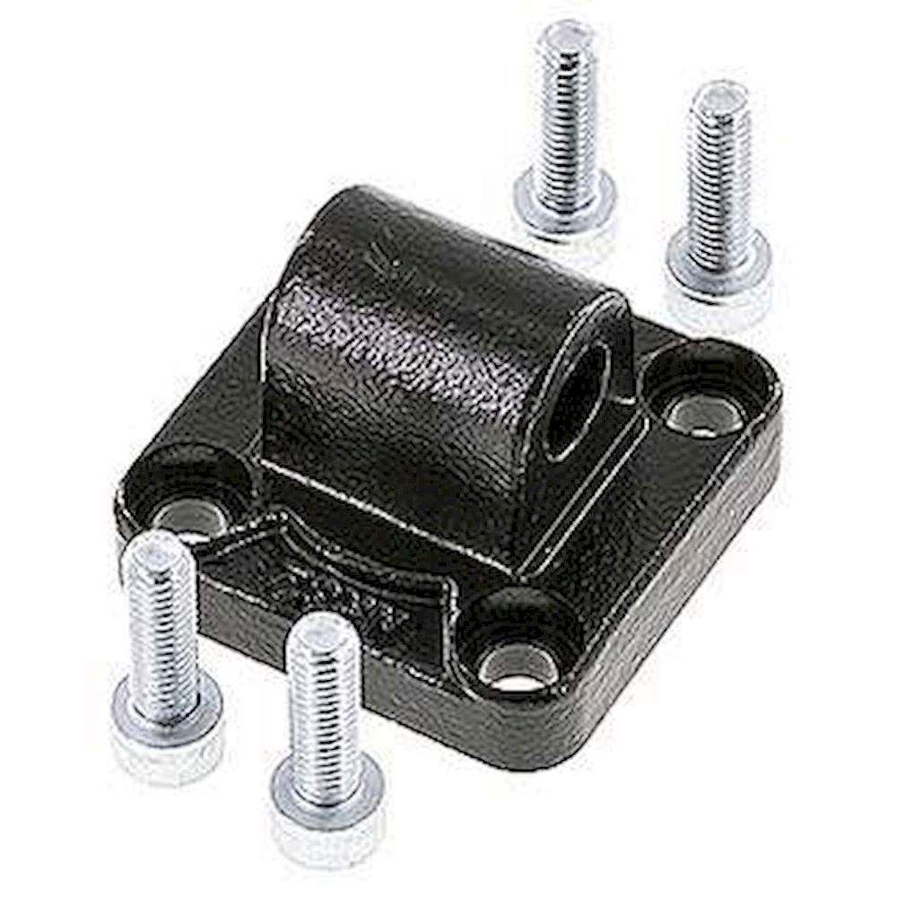 ISO 15552-loop strap swivel fastening 32 mm, Burnished steel