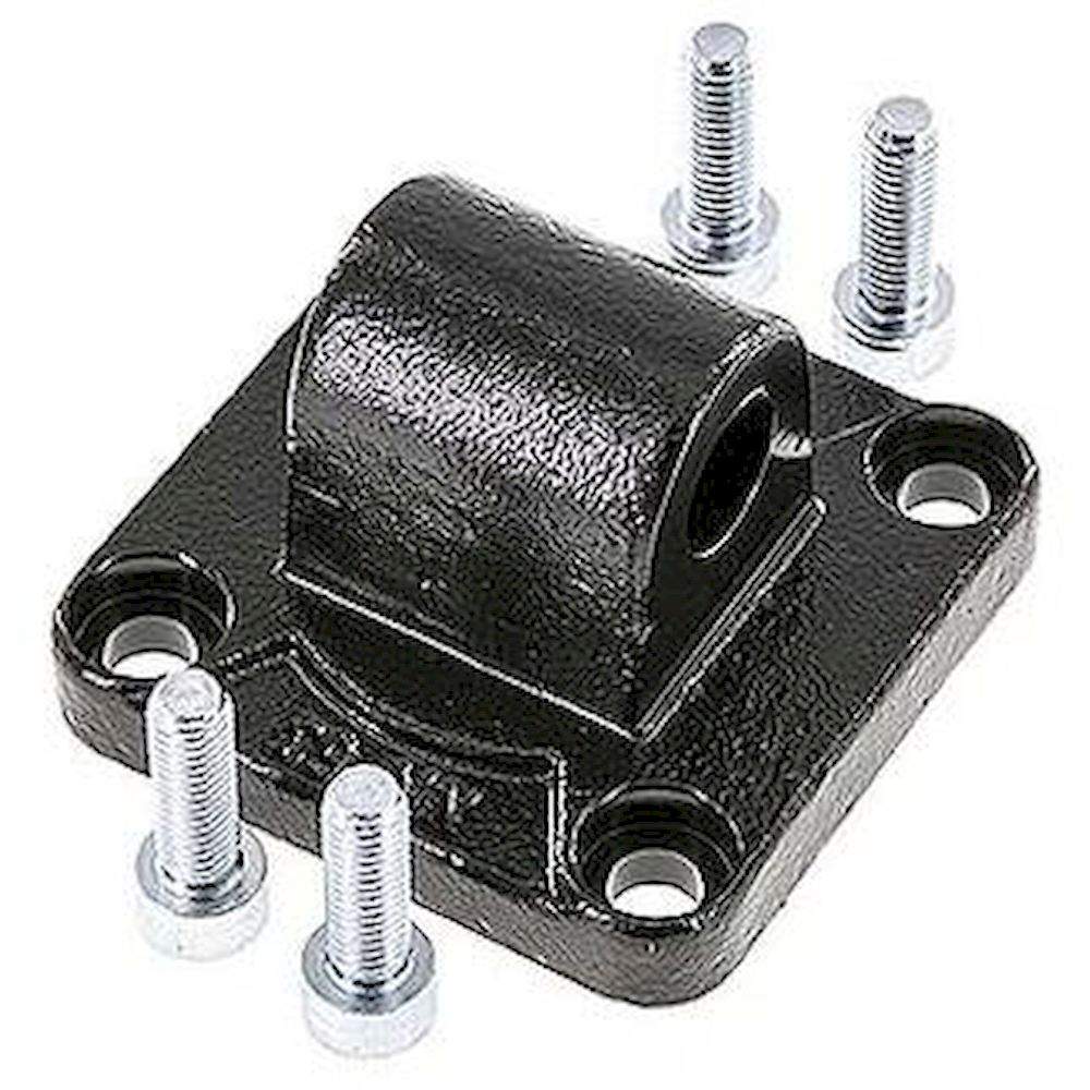 ISO 15552-loop strap swivel fastening 63 mm, Burnished steel