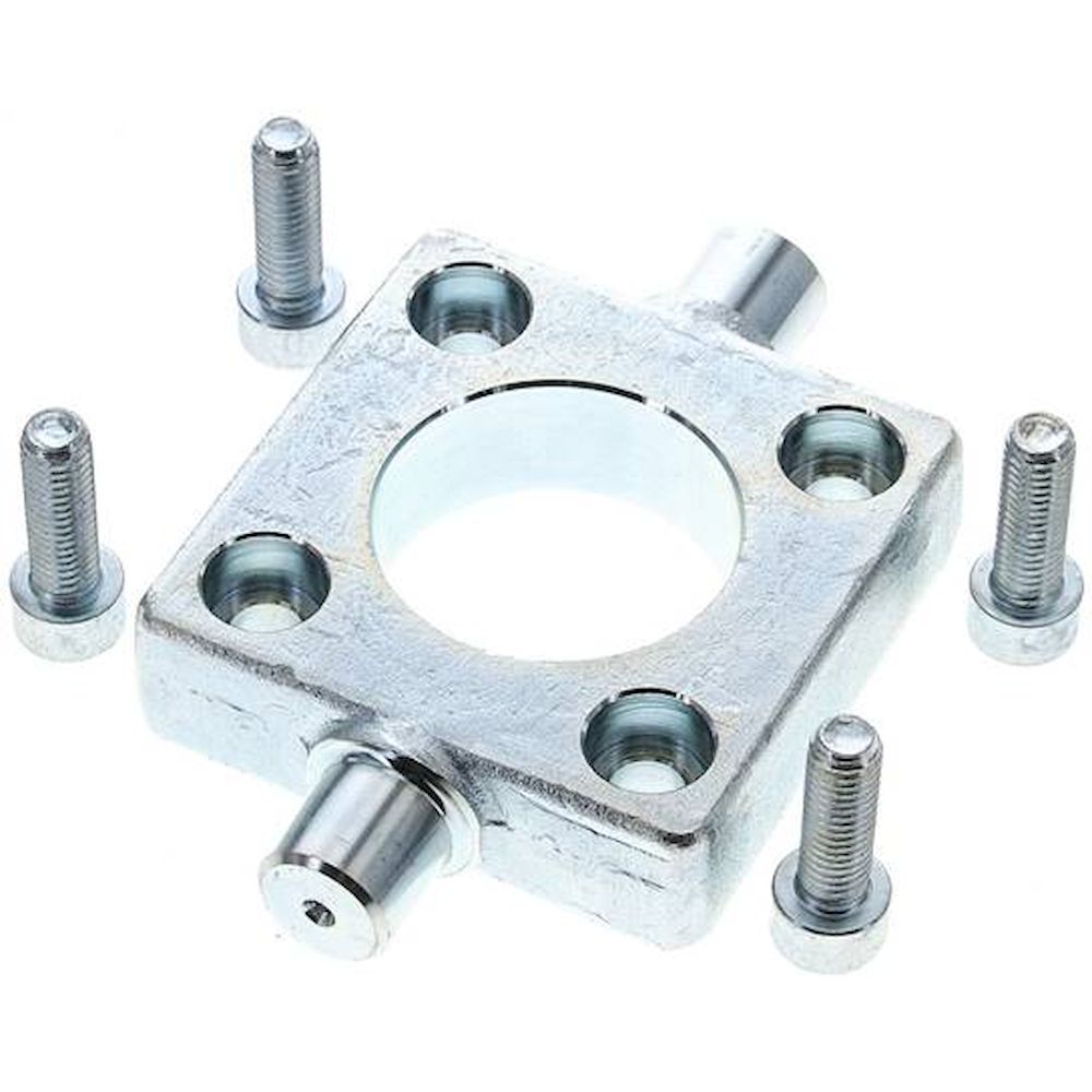 ISO 15552-flange swivel fastening 50 mm, Zinc plated steel
