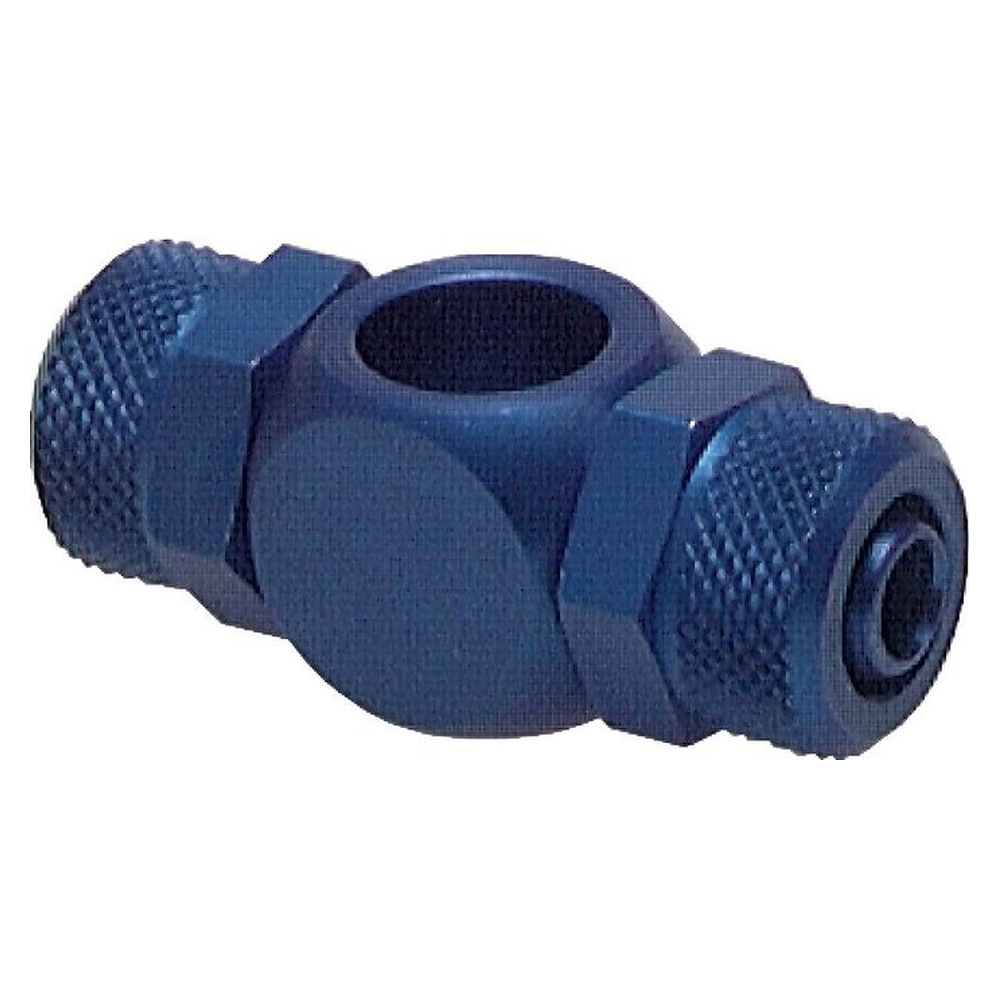 Ringstück, für Hohlschraube G 1/4", Schlauch 6x4 mm, Aluminium