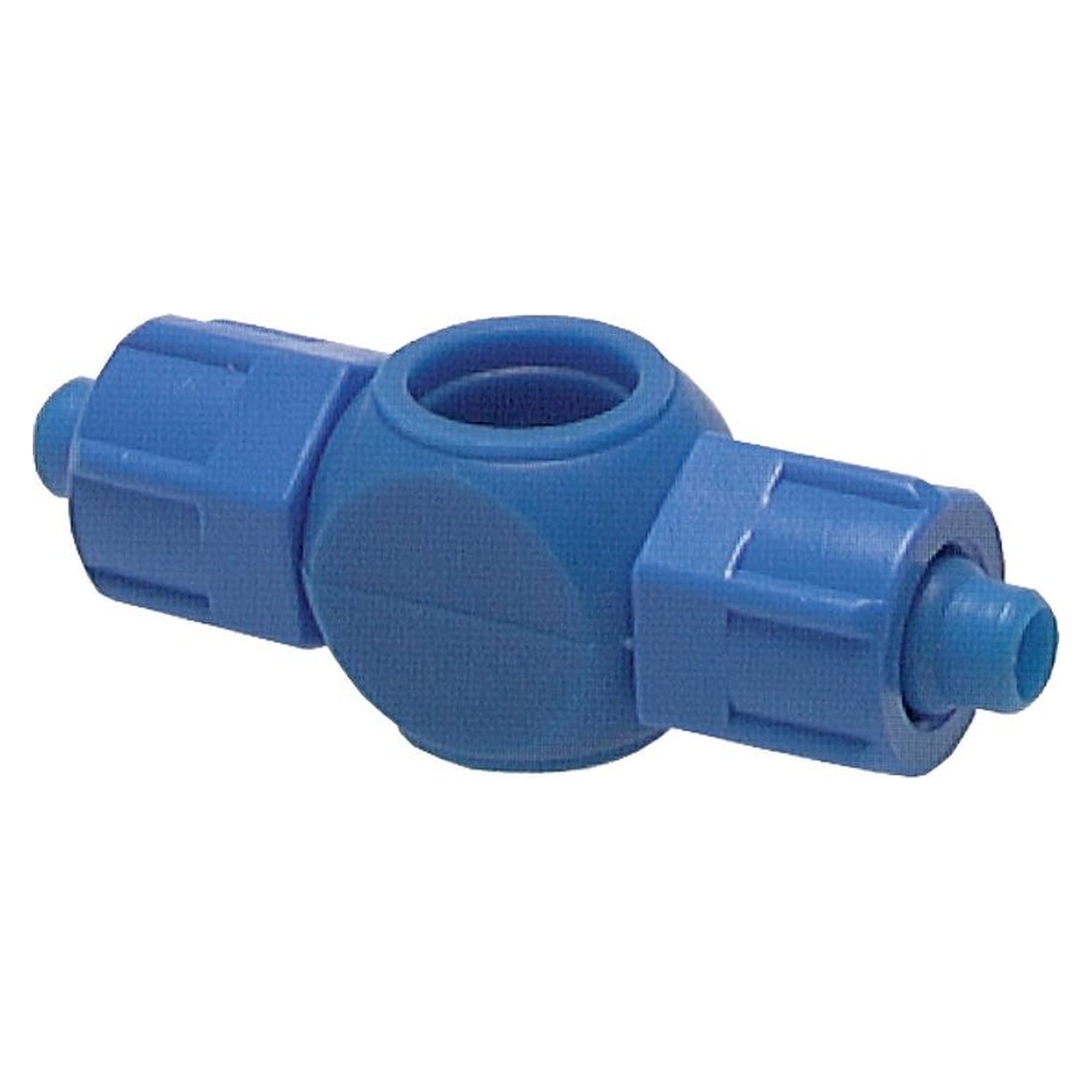 Banjo body, for banjo bolt G 1/4", tube 8x6 mm, plastic POM, height h 16.5