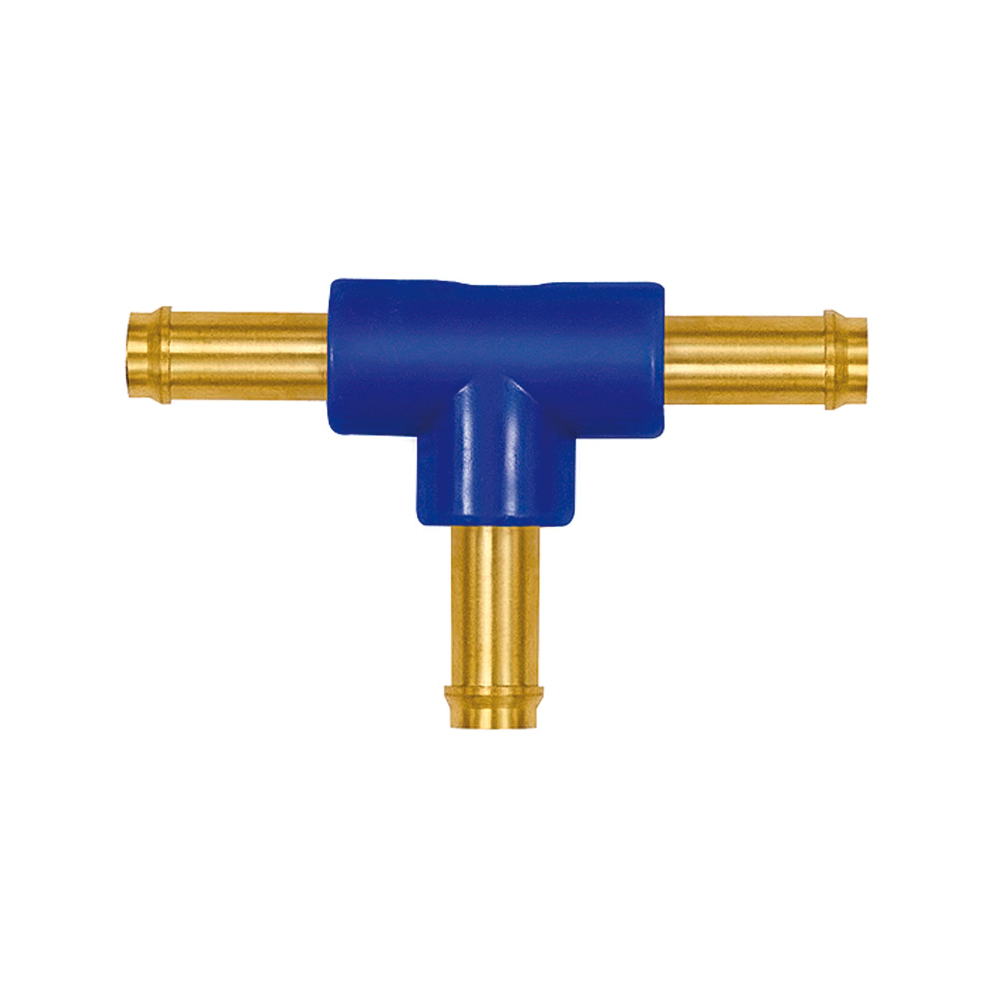 T-hose fitting supports, for hose I.D. 6 mm, brass and POM - Riegler 133412