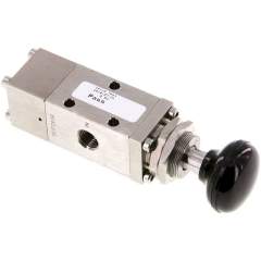 TR-05-320-ESG. 3/2-way (NC/NO) Button actuated valve, G 1/4", Detend
