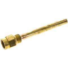 TR 16012 SI MS Schutzrohr f. Maschinenthermometer, 160mm, Messing