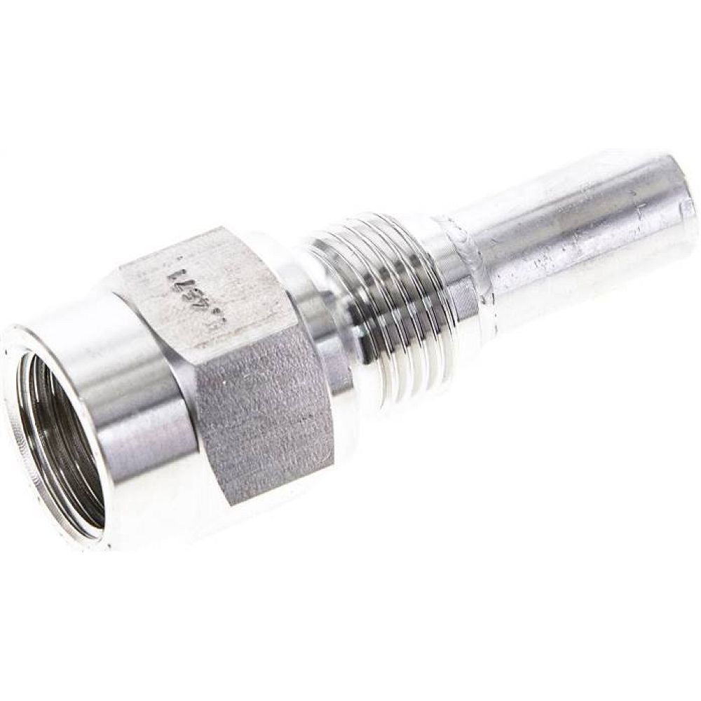 TR 6312 SI ES Schutzrohr f. Maschinenthermometer, 63mm, 1.4571