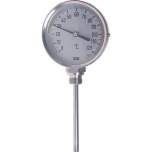 Wika TS 120160200 Bimetallthermometer, senkrecht D160/0 bis +120°C/200mm