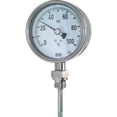 Wika TS 5563200 ES Bimetallthermometer, senkrecht D63/-50 bis +50°C/200mm