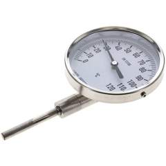 Wika TST 12010063 ES Bimetallthermometer, senkrecht D100/0 bis +120°C/63mm