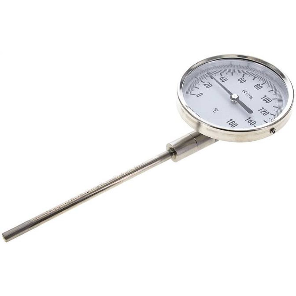 Wika TST 160100160 ES Bimetallthermometer, senkrecht D100/0 bis +160°C/160mm