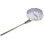 Wika TST 160100160 ES Bimetallthermometer, senkrecht D100/0 bis +160°C/160mm