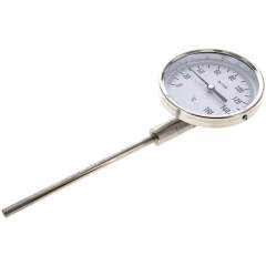 Wika TST 160100160 ES Bimetallthermometer, senkrecht D100/0 bis +160°C/160mm