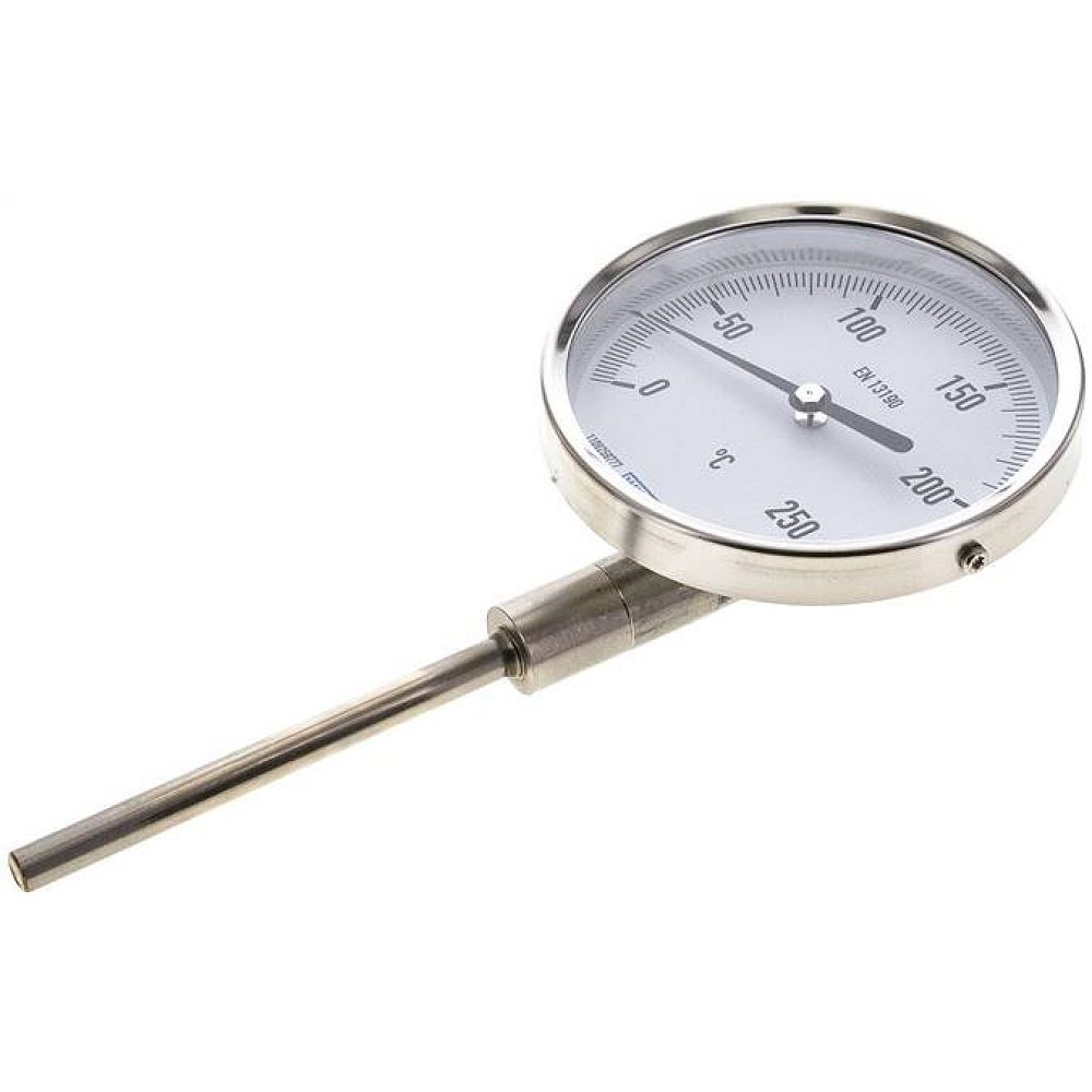 Wika TST 250100100 ES Bimetallthermometer, senkrecht D100/0 bis +250°C/100mm